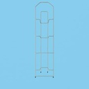 Estantería 4 garrafas BLANCA